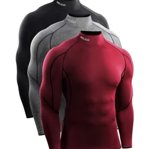 NELEUS Men's 3 Pack Athletic Compression Shirt