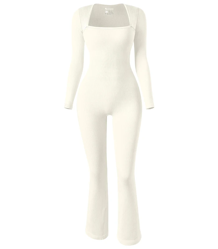 OQQ Long Sleeve Jumpsuits for Women